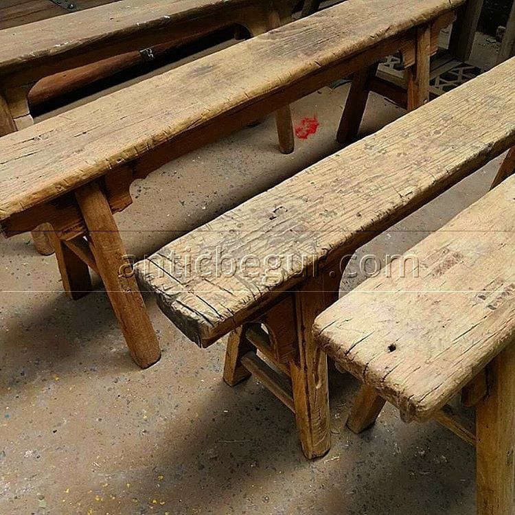 bancos madera recuperada-artesanos-madera ANTICBEGUR